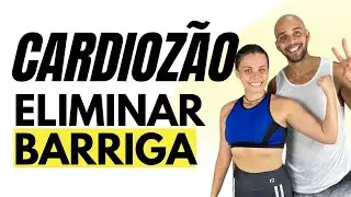ELIMINAR GORDURA DA BARRIGA - CARDIO PARA FAZER EM CASA Prof Caio Ribeiro