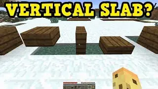 Minecraft 1.13 - New Bark Recipe & Vertical Half Slabs?