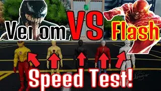 Flash VS Venom & Speed Test! Flash Legacy Creator L2956_baa PS4