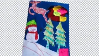Easy Christmas Card making step by step - Malayalam