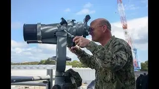 Navy's top officer visits USS Shiloh in Japan