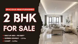 ✨ 2 BHK Semi-Furnished Flat for Sale in Thane | Prime Location, Near Station & Market!  #ThaneLiving
