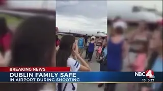 Airport employee helps Dublin family to safety during airport shooting