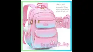 Mochila Infantil Gradiente Escolar Ultra Leve Para Meninas