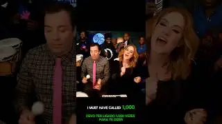 ADELE AC&Uacute;STICO NO JIMMY FALLON  - THE TONIGHT SHOW #musica #reaction #music