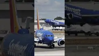 Southwest Airlines almost hit the other aircraft tail