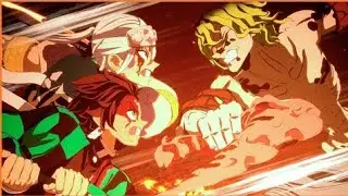Tanjiro & Tengen vs Gyotaro Full Fight Demon Slayer Hinokami Chornicles 2 
