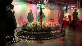 Flosculus - Flower Power interactive installation