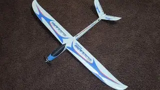 Multiplex Blizzard on 4Cell Lipo and 1500KV outrunner with 6x6 folding prop. Re-Maiden flight....