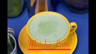 How to make Ceremonial Matcha Latte With Almond Milk and Blue Agave (No whisk)