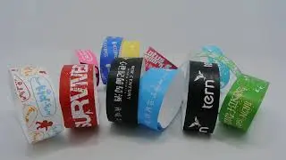 Custom Paper Wristbands- Personalised Paper Wristbands For Events