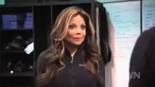 A.J. Draven trains Latoya Jackson in Krav Maga on OWN for Life With Latoya