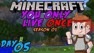 Time to Mine in Minecraft // Day 05 // Hardcore Survival with GameFaceZA