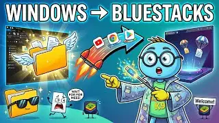 Copy Windows File(s) to Bluestack