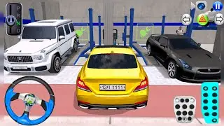 New Golden Mercedes G63 Parking in Auto Repair Shop 3D Driving Class 2025 Best Android iOS Gameplay