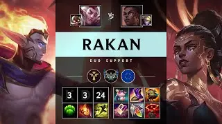Rakan Support vs Mel - EUW Challenger Patch 25.06