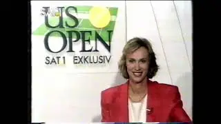 Sat.1 - US Open LIVE Bericht vom 28.08.1989 - Boris Becker vs. David Pate [Fragment]