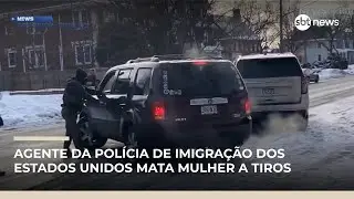 Agente da imigra&ccedil;&atilde;o dos Estados Unidos mata mulher a tiros | #NewsPrimeiraEdi&ccedil;&atilde;o