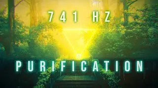 CELLULAR PURIFICATION 💚 Relaxing Music 8D (Solfeggio 741 Hz + Rain ASMR)