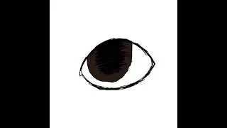 Hyena eye drawing cuz yes