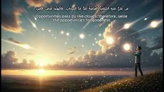 The Fleeting Chance ✨ الْفُرْصَةُ تَمُرُّ مَرَّ السَّحابِ 🌥️