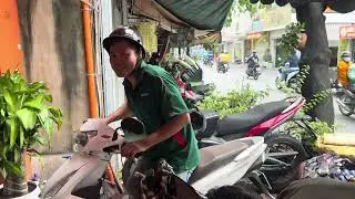 Sài Gòn mà được sửa xe ở rốn ngập Hoà Thịnh -Phú Yên 