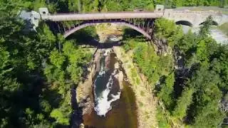 Ausable Chasm, Keeseville NY. HD Drone Footage.