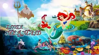 The little mermaid Ariel Photo Manipulation in Adobe Photoshop #adobephotoshop