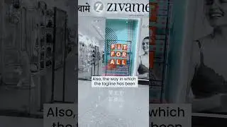 Zivame Window Display | Fit for all | Catchy Taglines | Interact with shoppers | Attractive Displays