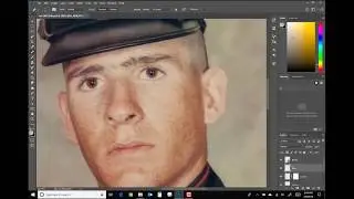 Photo Repair and Restoration Time Lapse