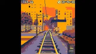 Cab Ride | Lospec Chill Vibes | Retro Train Ride