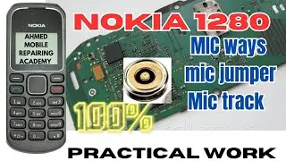 NoKIA 1280 mic ways/ nokia 1280mic jumper SOLUTION | nokia 1280 mic 100%/prictical work with diagram