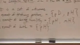 Probability for Life Science, Lecture 1, Math 3C, UCLA