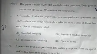 Answer key of HP Set (paper 1 ) held on 6 May 2018