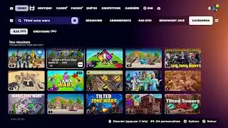Live fortnite tilted zone wars + game avec abo
