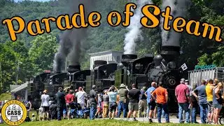 The Parade of Steam at The Cass Scenic Railway is a Must See Event! 2024