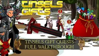 AQW Tinsels Quests Full Walkthrough 2019 | Free Player Gift Set!