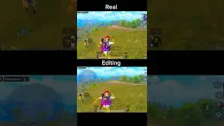 Difference in real V and editing#pubgmobile #bgmi #shorts #trend