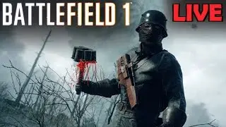 Battlefield 1 - Road To Assault Class Rank 10 - Conquest Multiplayer Gameplay Live Stream