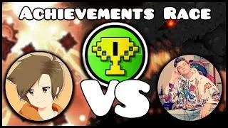 GEOMETRY DASH ACHIEVEMENTS RACE (vs GD Colon)