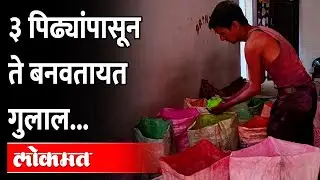 गुलाल कसा तयार होतो? व्हिडीओ नक्की बघाच | How To Make Gulal? Holi Special | Maharashtra News