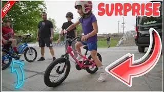 I Surprise Two Kids With RoyalBaby Bikes!! The EZ Bike And FS7!!
