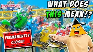 BREAKING NEWS! Motocoaster is PERMANENTLY CLOSING! - Dreamworld Gold Coast Australia