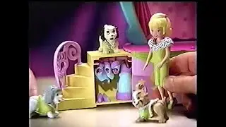 Polly Pocket Dazzlin' Pet Show Divine Dogs (Mattel) TV Commercial - 2004