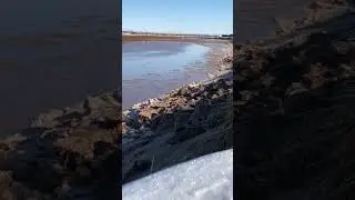 Two Second Tidal Bore Timelapse - 1.25.2023 #tidalbore