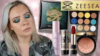 Testing ZEESEA COSMETICS MAKEUP Review & Swatches *I'm Very Impressed!* | Clare Walch