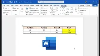 How to to insert table and multiply Columns in Microsoft #word 2025