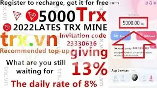 BEST MINING APP TRX -2022