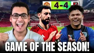Manchester United vs Bournemouth 4-4 🤯 | Craziest Comeback Game of the Season! | Match Reaction