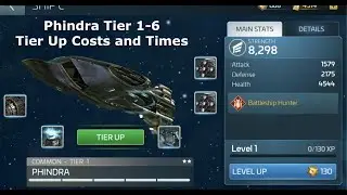 Phindra Building and Tier 1-5 - Star Trek Fleet Command